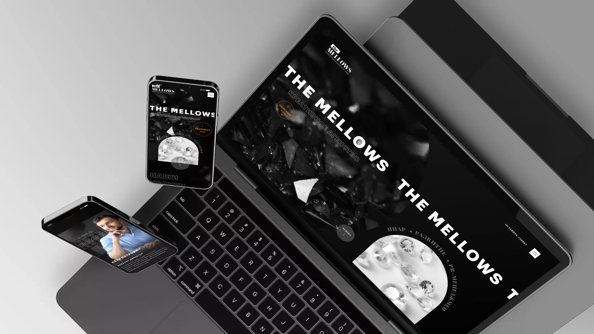 Разработка сайта креативного агентства «The Mellows» в Нижнем Ломове
