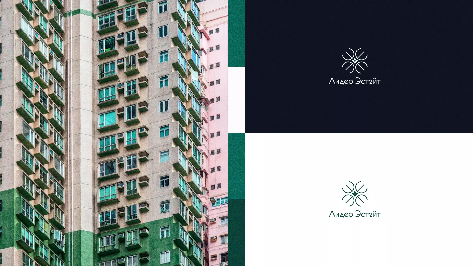 Создание логотипа компании «Лидер Эстейт» в Нижнем Ломове